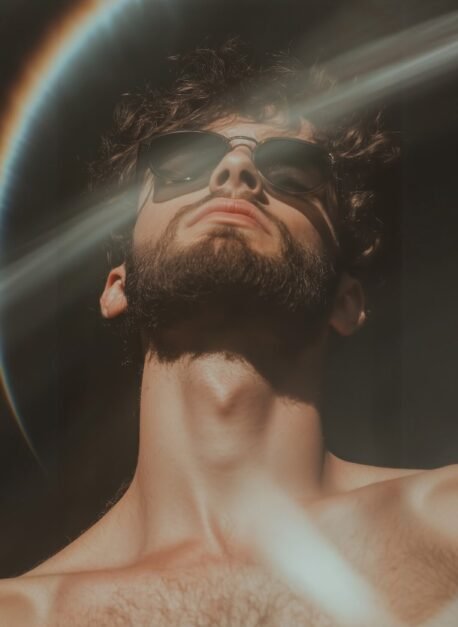 Dreamy Bearded Portrait Dreamy Bearded Portrait