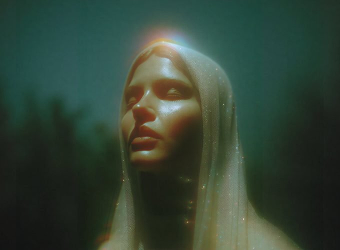 Ethereal Veiled Portrait