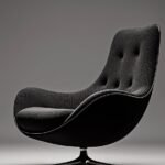 Charcoal Swivel Chair