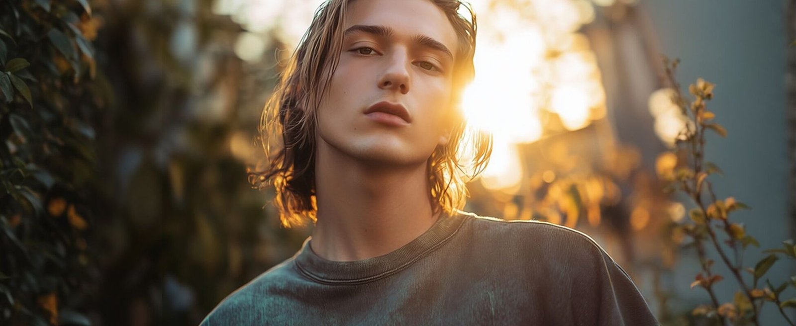 Serene Portrait in Nature