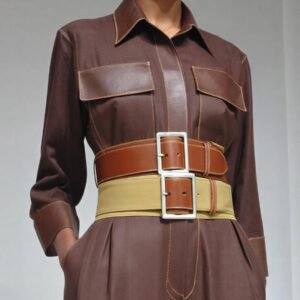 Leather Belt Set