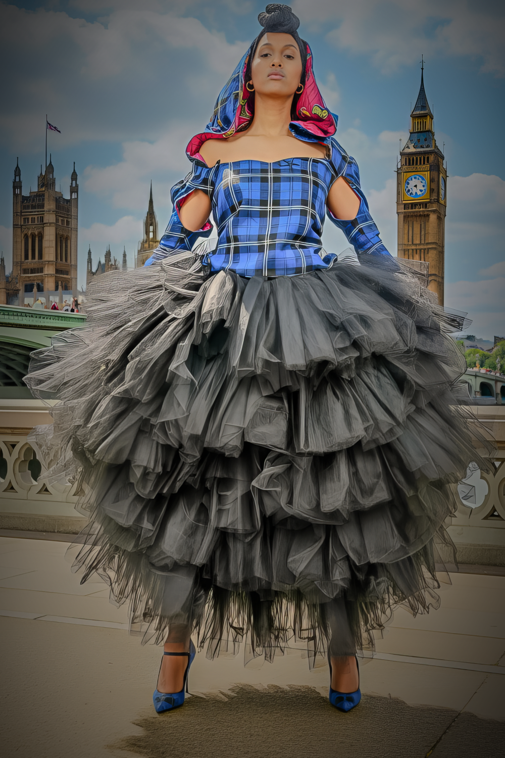 The Black Long Tutu Skirt